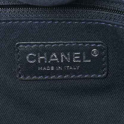 Chanel Denim Medium Deauville Tote Dark Blue 6 of 9
