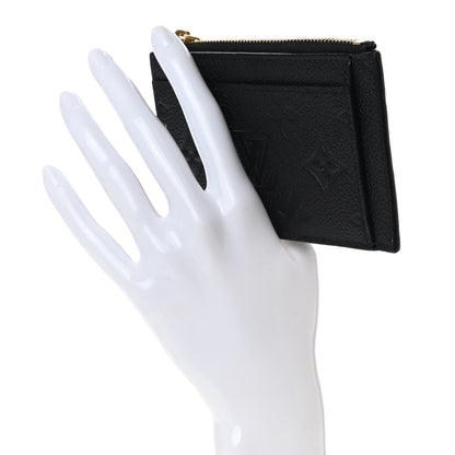 Louis Vuitton Empreinte Zipper Card Holder Black 2 of 6