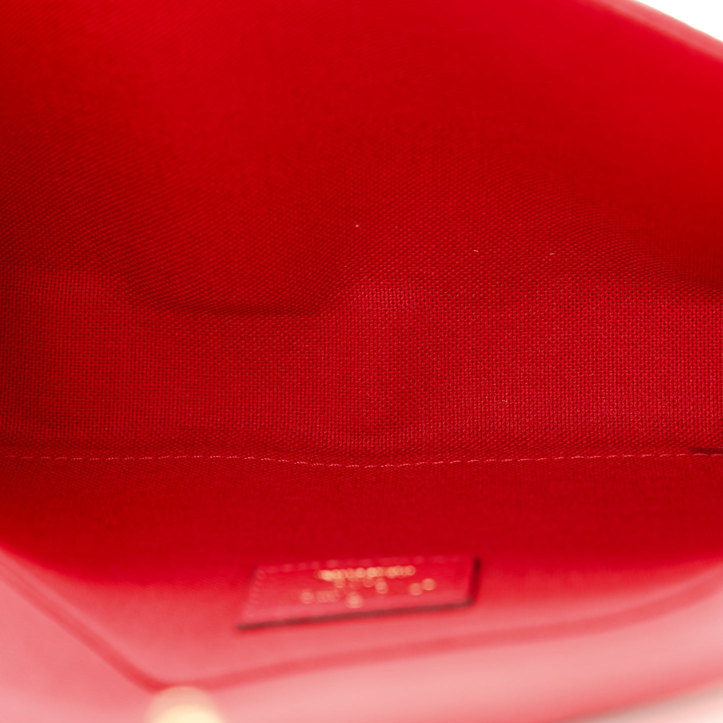 LOUIS VUITTON Empreinte Pochette Felicie Chain Wallet Cherry