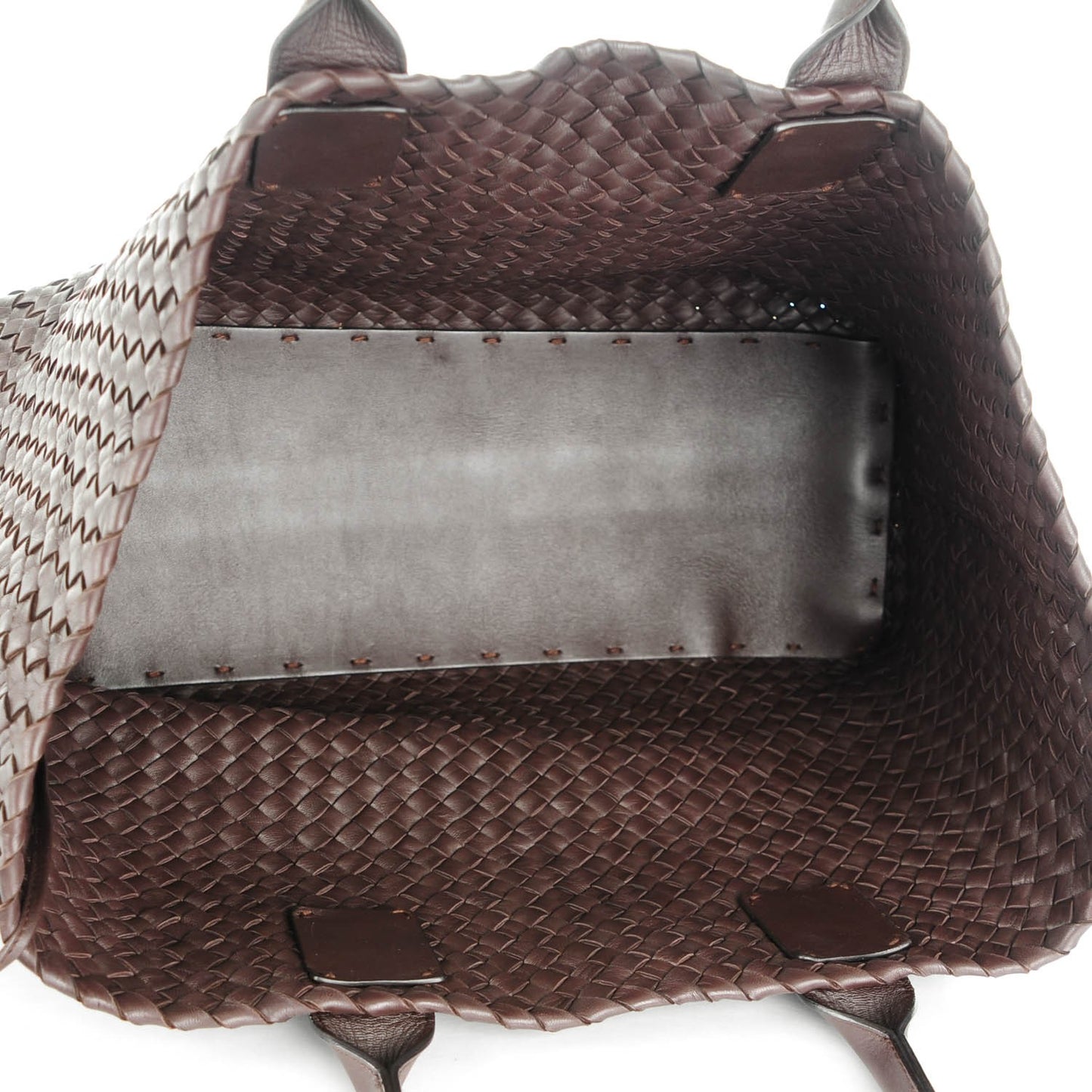 Nappa Intrecciato Medium Cabat Ebano