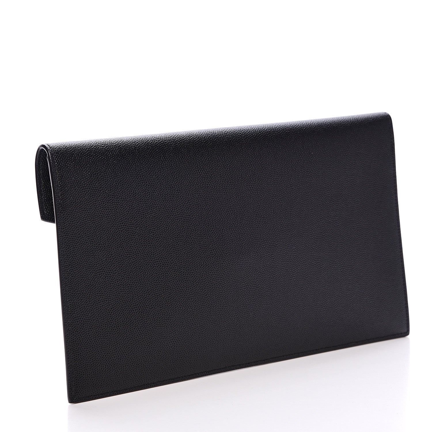 Saint Laurent Grain De Poudre Uptown Pouch Black 2 of 7