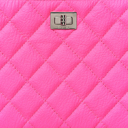Chanel Goatskin Quilted Medium Reissue Cosmetic Case Pink 8 of 8