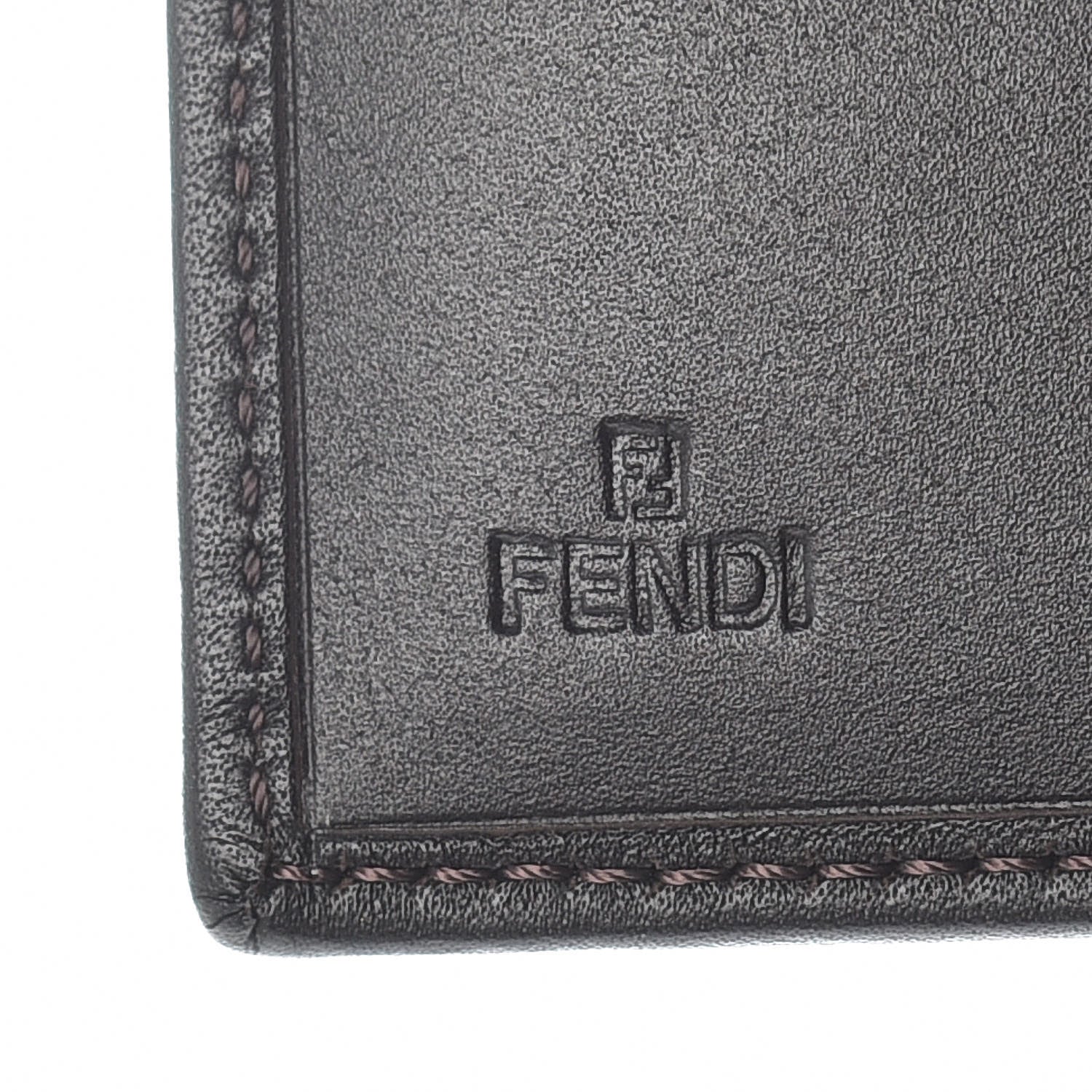 Fendi Zucca Bi-Fold Wallet Tobacco 8 of 11