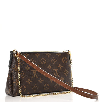 Louis Vuitton Monogram Pallas Clutch Black 3 of 8
