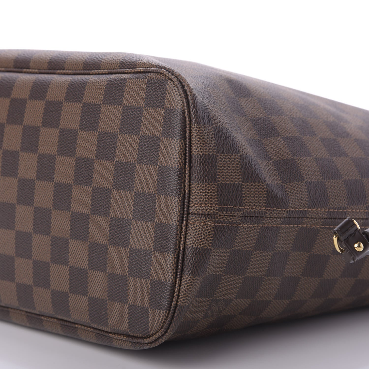 Louis Vuitton Damier Ebene Neo Neverfull MM Rose Ballerine 8 of 11