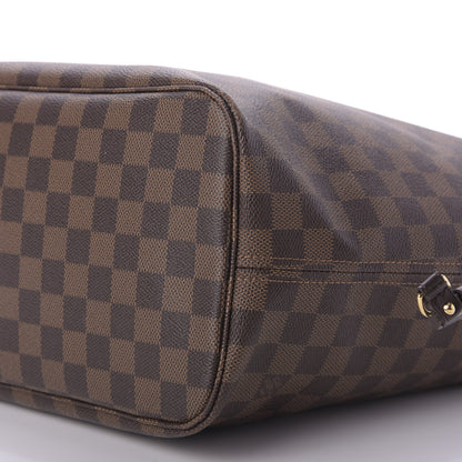 Louis Vuitton Damier Ebene Neo Neverfull MM Rose Ballerine 8 of 11