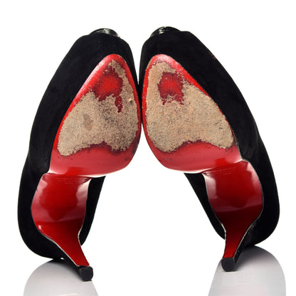 Christian Louboutin Veau Velours Highness 160 Pumps 39 Black 6 of 8