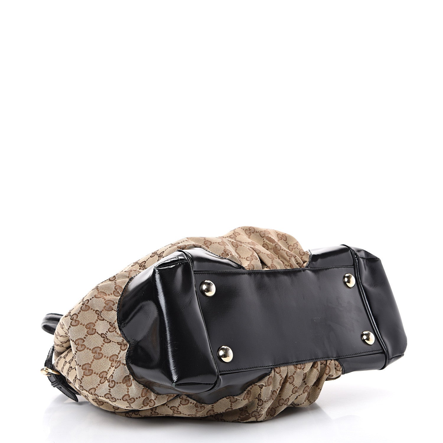 Gucci Monogram Large Full Moon Tote Black 3 of 14
