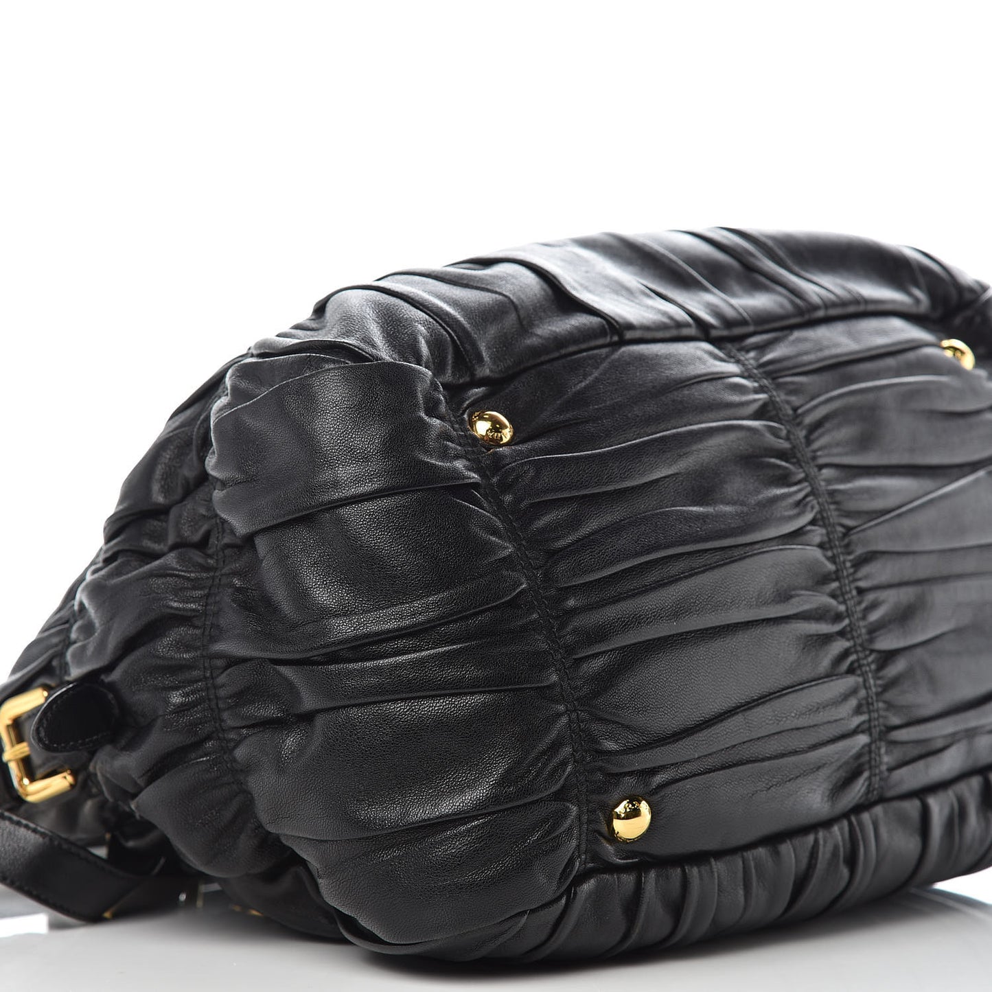 Nappa Gaufre Tote Black