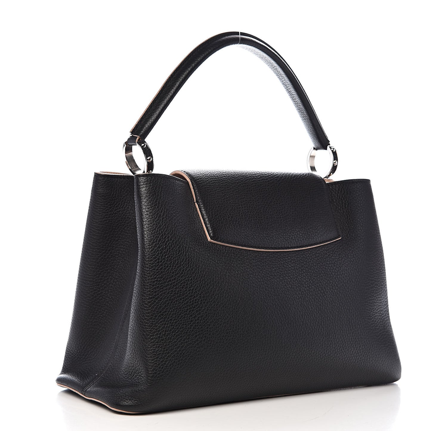 Taurillon Capucines MM Black Petale