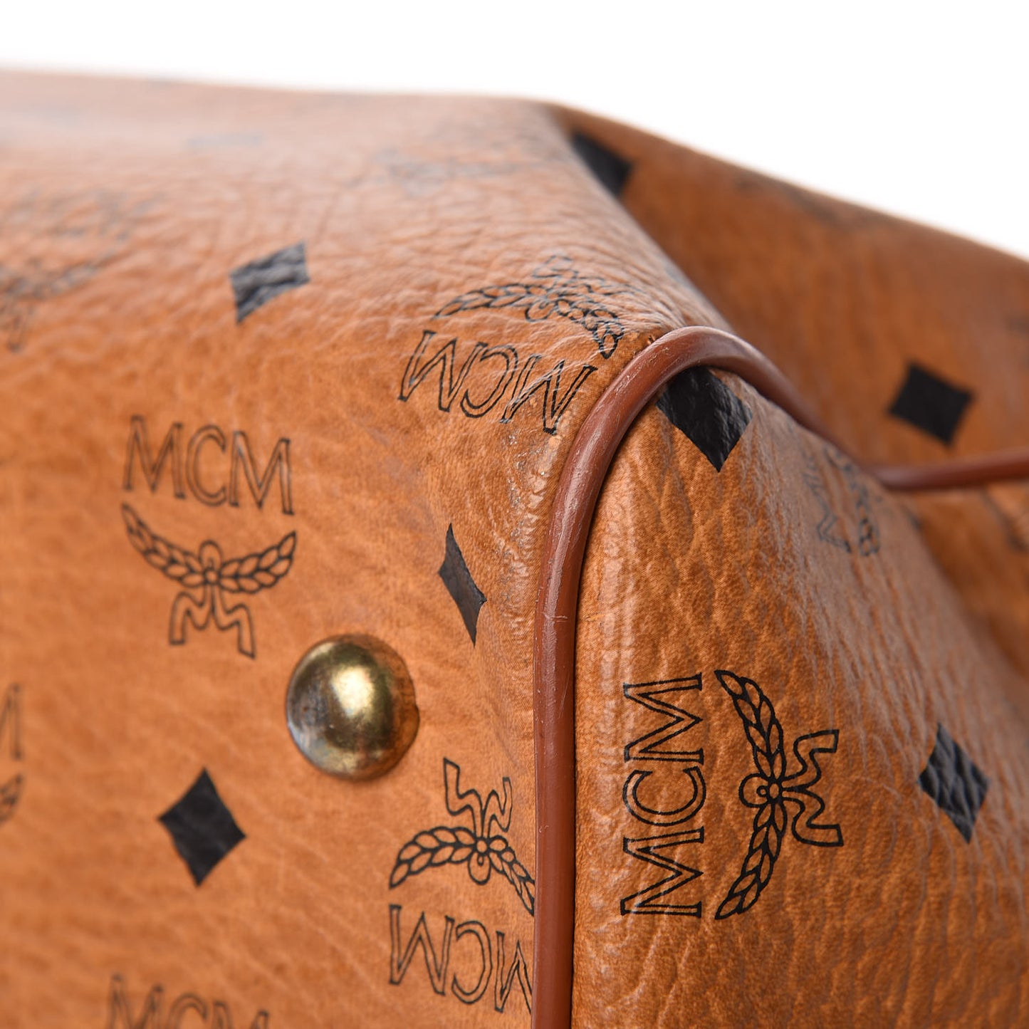 Visetos Weekender Duffle Bag Cognac