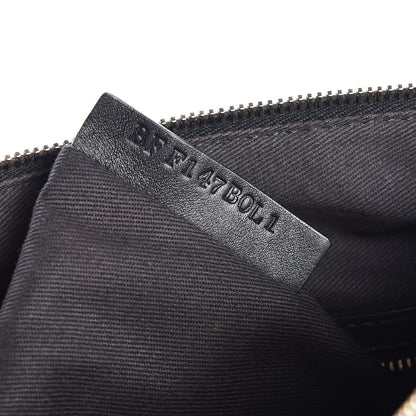 Valentino Garavani Vitello Large Rockstud Zip Wristlet Pouch Black 7 of 9