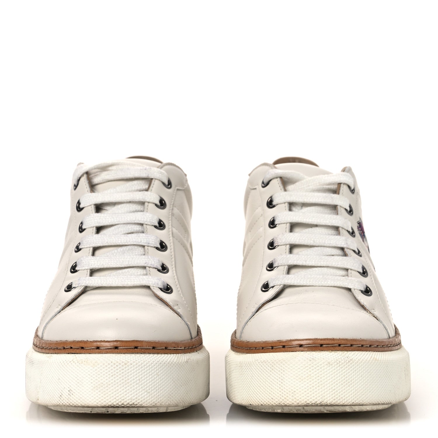 Hermes Calfskin Pegase Pop Polo Sneakers 38 Multicolor White 3 of 13