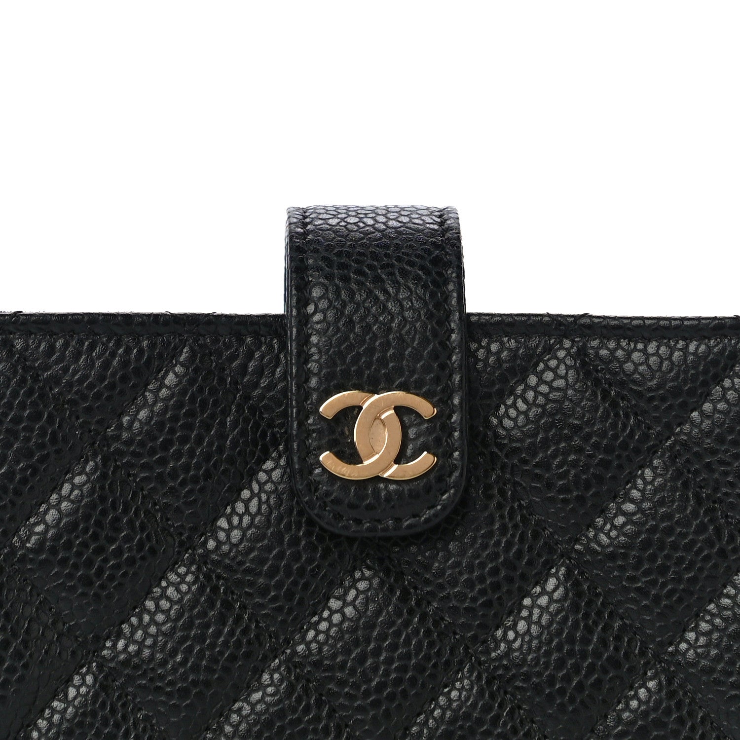 Chanel Caviar Quilted Mini Phone Holder Clutch Black 8 of 11