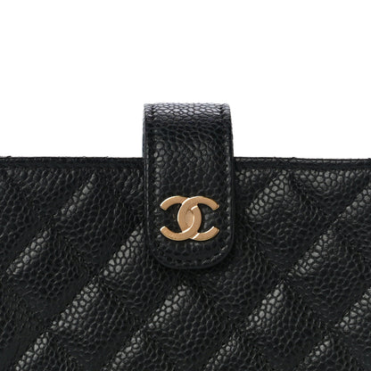 Chanel Caviar Quilted Mini Phone Holder Clutch Black 8 of 11