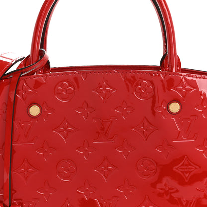 Louis Vuitton Vernis Montaigne MM Cherry 8 of 13
