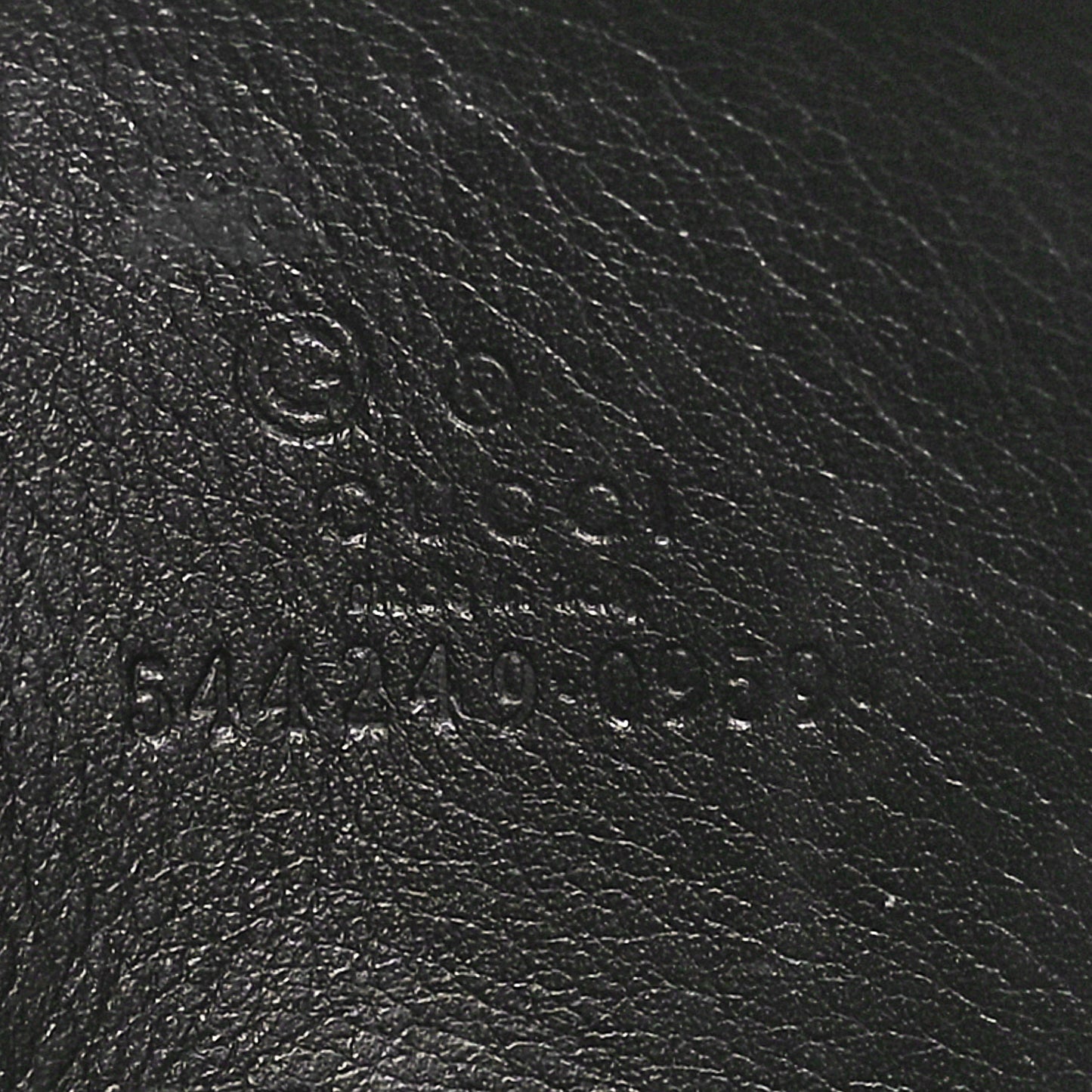 Microguccissima Zip Around Card Case Black
