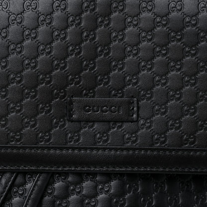 Gucci Microguccissima Drawstring Backpack Black 10 of 10