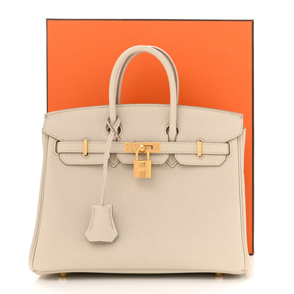 Hermes Togo Birkin 25 Beton 11 of 11