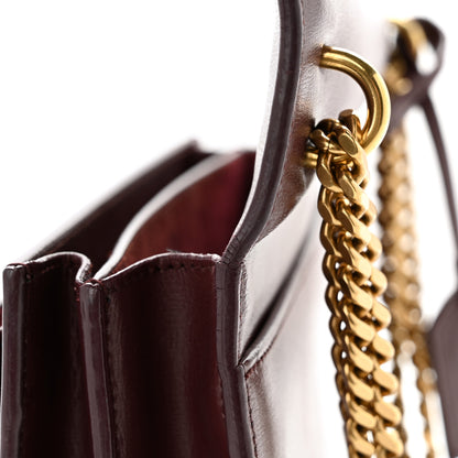 Saint Laurent Calfskin Medium Monogram Sunset Pallisandre 14 of 20