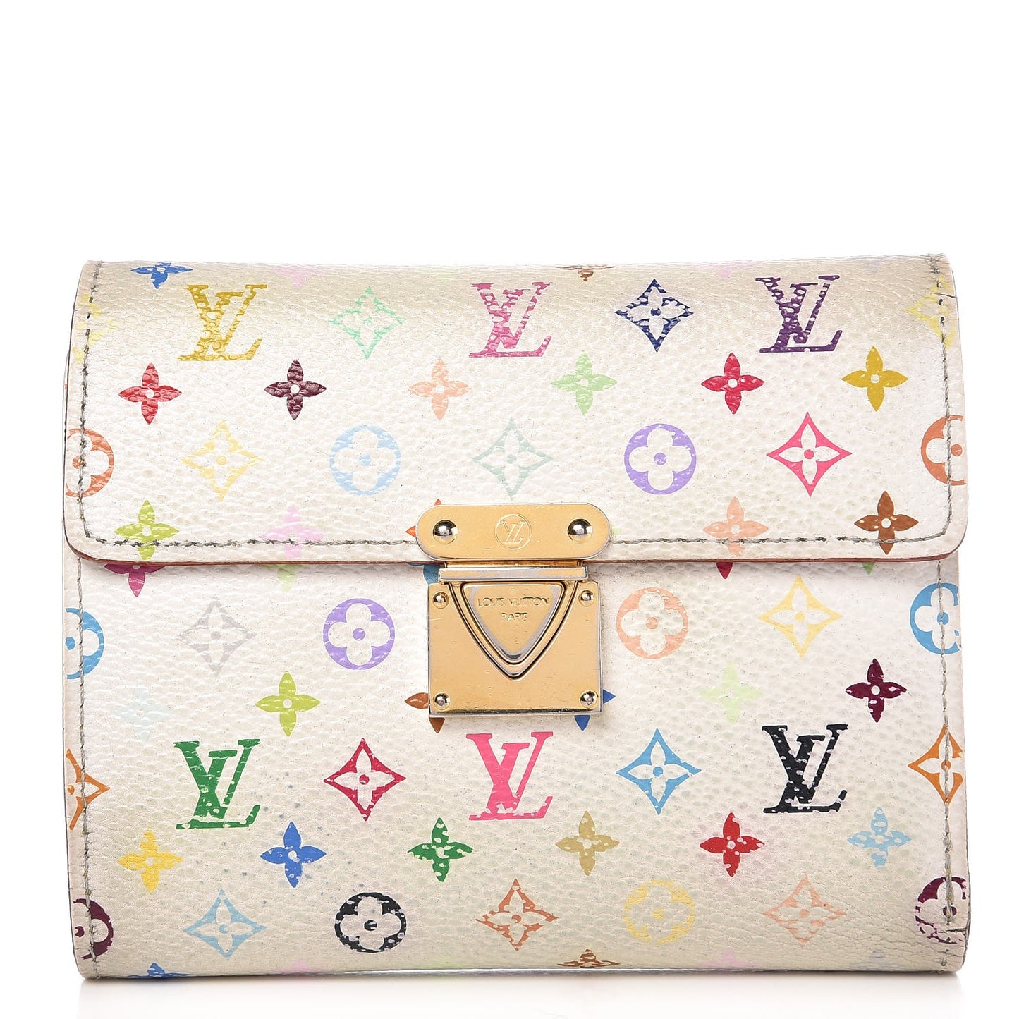 Monogram Multicolor Koala Wallet White