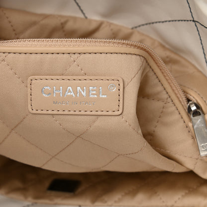 Chanel Shiny Calfskin Quilted Small Chanel 22 White 7 of 12