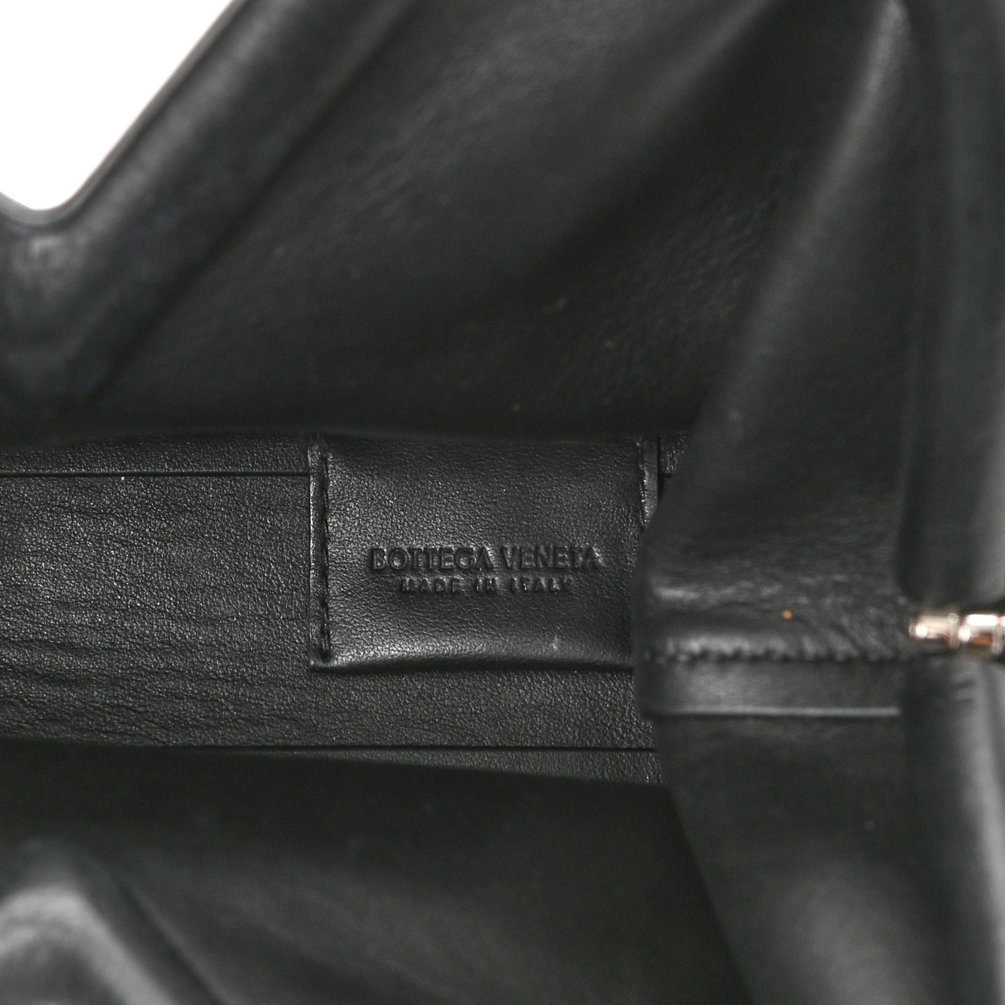 Calfskin Small The Point Triangle Bag Black