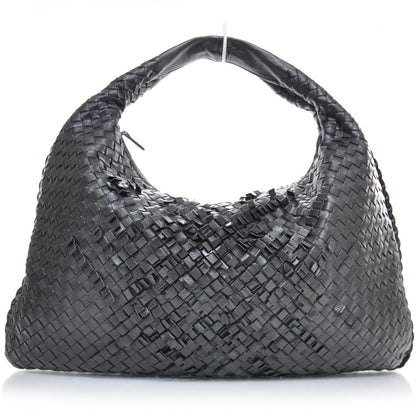 Bottega Veneta Nappa Intrecciato Large Veneta Plisse Nero 1 of 10