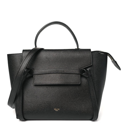 Celine Grained Calfskin Micro Belt Bag Black 1 of 9