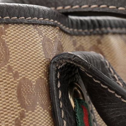 Gucci Crystal Monogram Medium Princy Tote Dark Brown 14 of 14