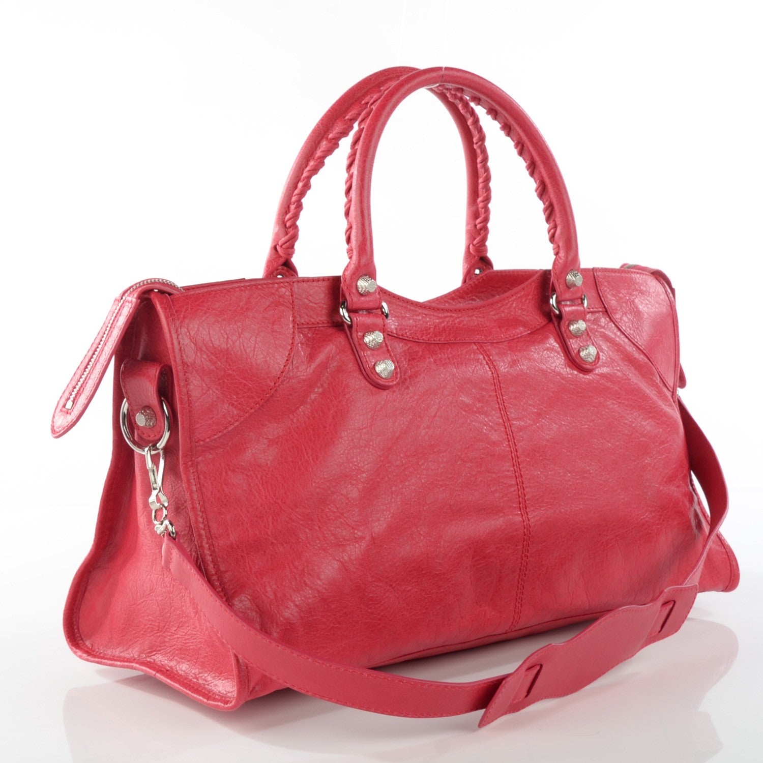 Balenciaga Agneau Giant 12 Silver Hardware Part Time Rose Thulian 3 of 8