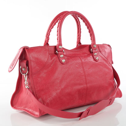 Balenciaga Agneau Giant 12 Silver Hardware Part Time Rose Thulian 3 of 8