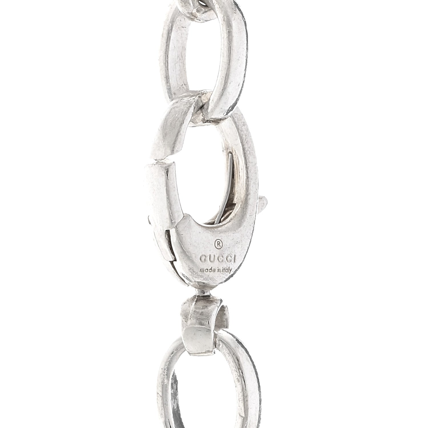 Gucci Sterling Silver Britt Necklace 4 of 5