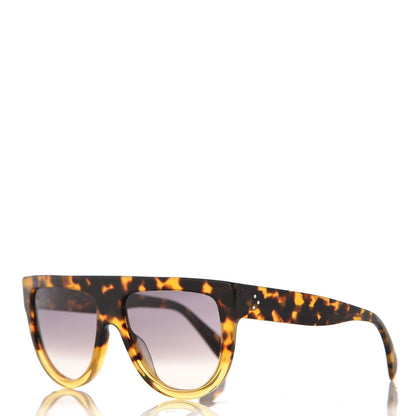 Celine Acetate Aviator Sunglasses CL 40001 Havana 1 of 7