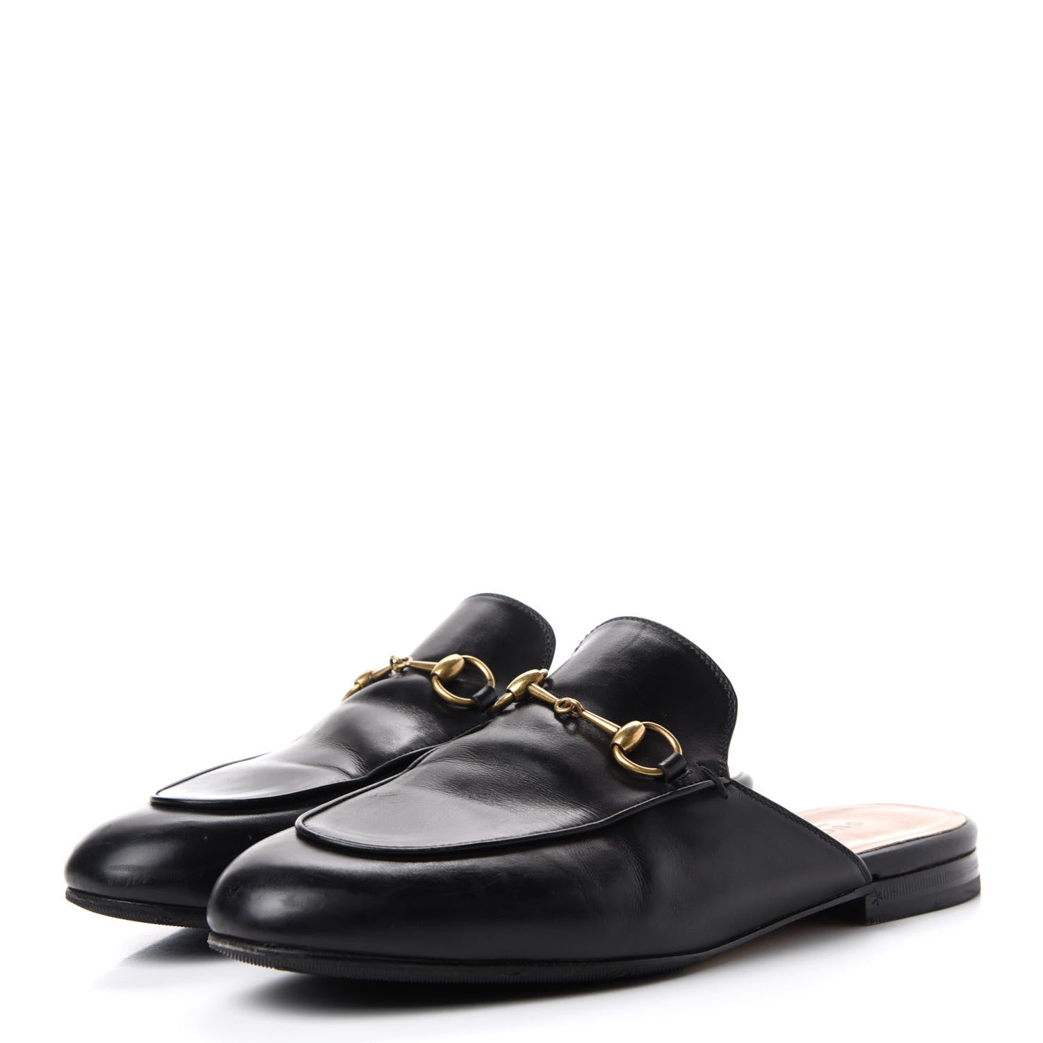 Gucci Calfskin Womens Princetown Slippers 39 Black 3 of 11