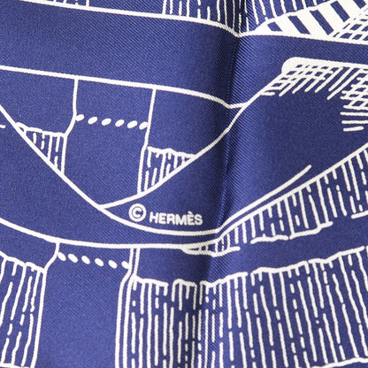 Hermes Silk Mors A Jouets Chemise Scarf 90 5 of 6