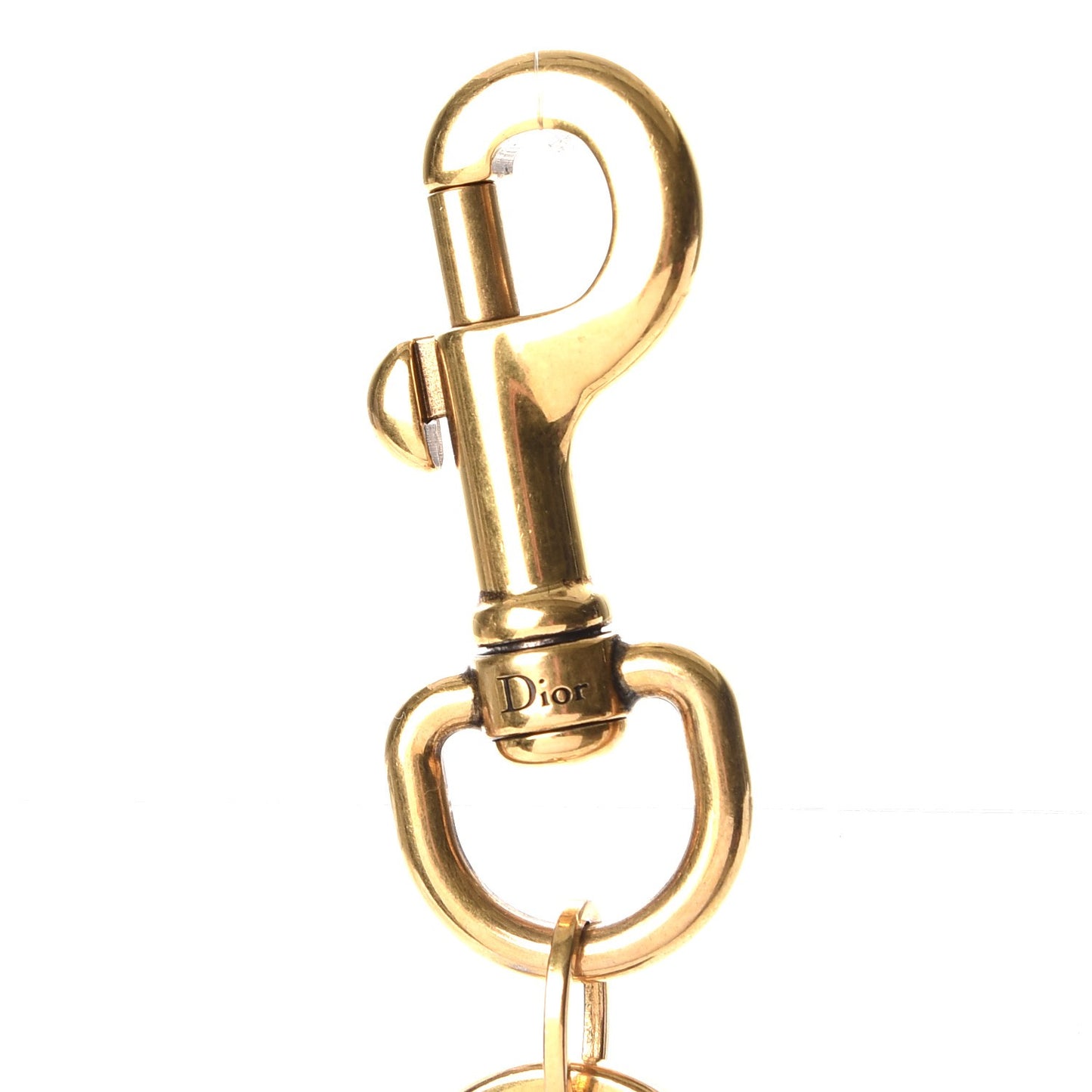 Calfkskin J'adior Key Ring Black