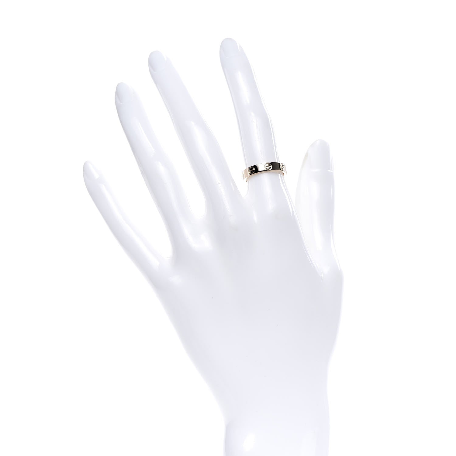 Cartier 18K Pink Gold 3.5mm LOVE Wedding Band Ring 49 4.75 2 of 4