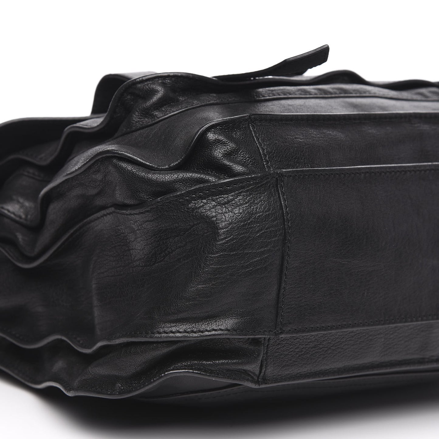 Lambskin PS1 Large Satchel Black