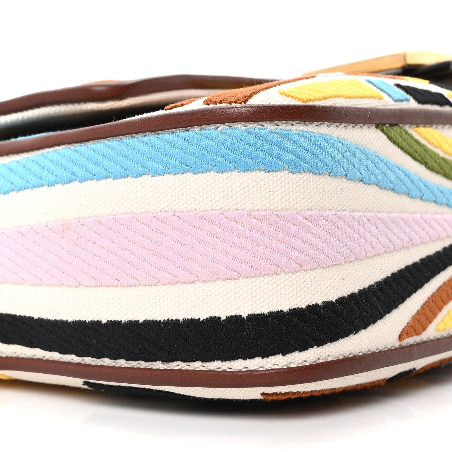 Fendi X SARA COLEMAN Canvas Vitello King Seta FF Fish Eye