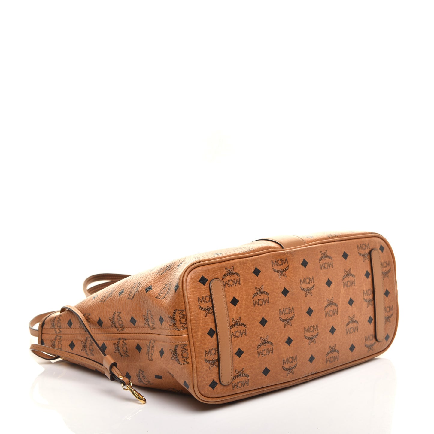 Visetos Medium Liz Reversible Shopper Tote Cognac