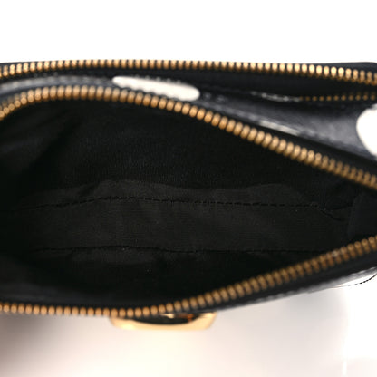 Marc Jacobs Saffiano The Dot Snapshot Camera Bag Black White 5 of 9