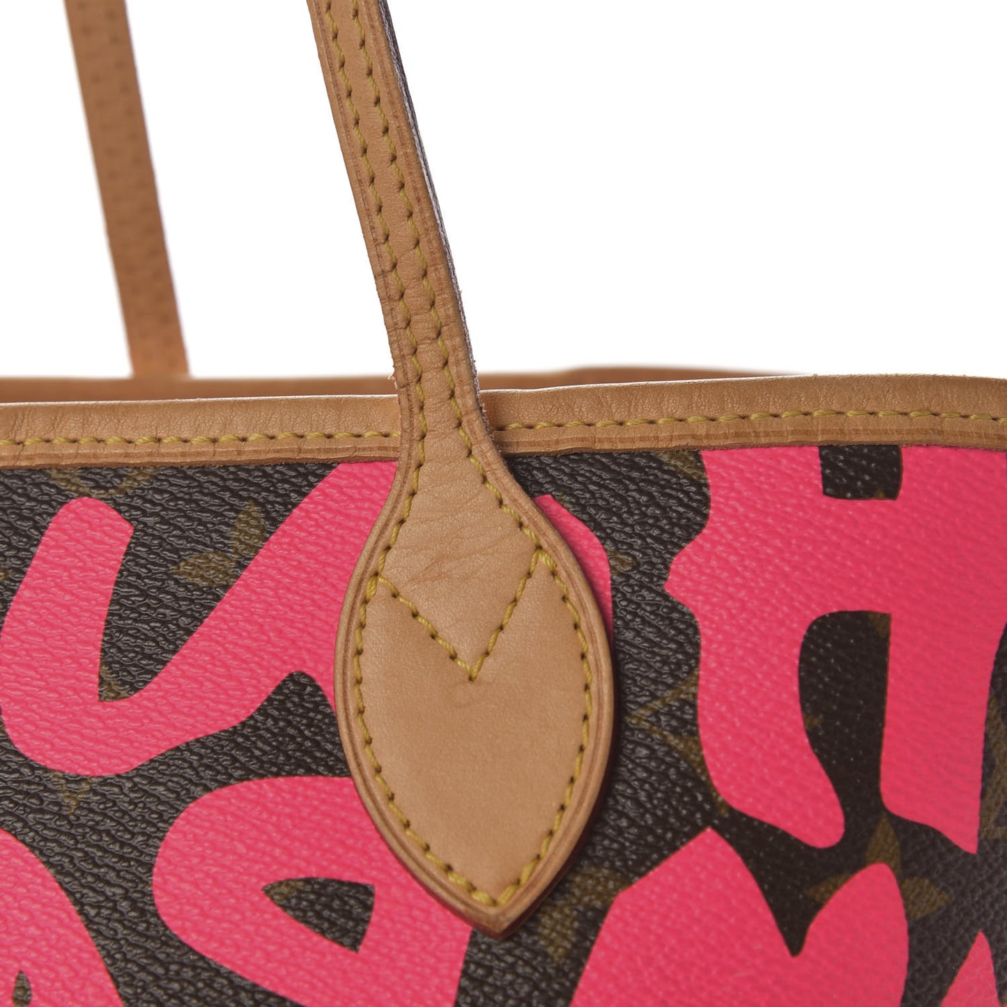 Monogram Graffiti Neverfull GM Fuchsia