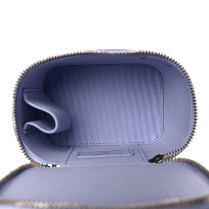 Chanel Lambskin Quilted Top Handle Mini Vanity Case With Chain Light Purple 5 of 10