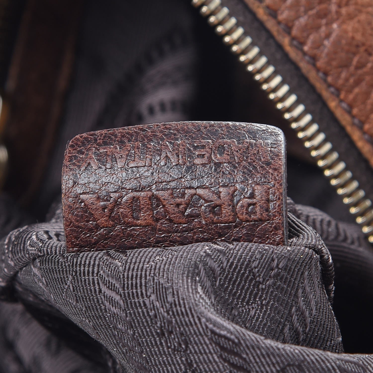 Prada Cervo Antik Hobo Cacao Sfumato 7 of 11