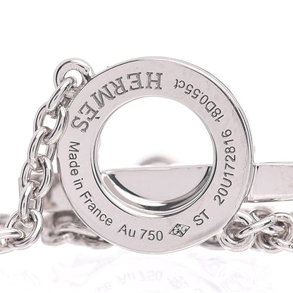 Hermes 18K White Gold Diamond Finesse Bracelet ST 4 of 5