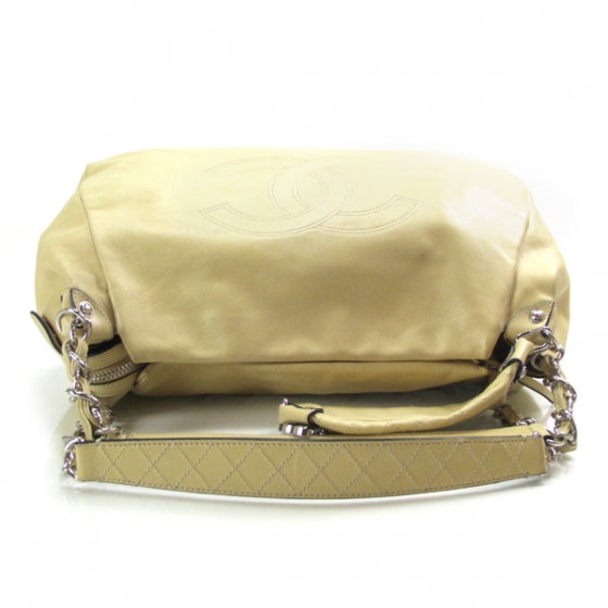 Chanel Lambskin Edgy Large Hobo Beige 5 of 14
