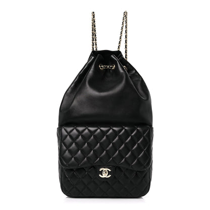 Chanel Lambskin Quilted Large In Seoul Backpack Navy 1 of 10