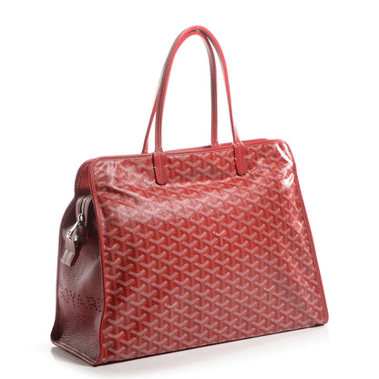 Goyard Goyardine Sac Hardy Pet Carrier PM Red 3 of 9