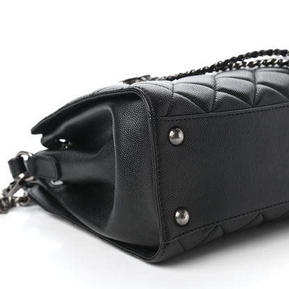 Chanel Caviar Quilted Small CC Bucket Bag Black 6 of 10